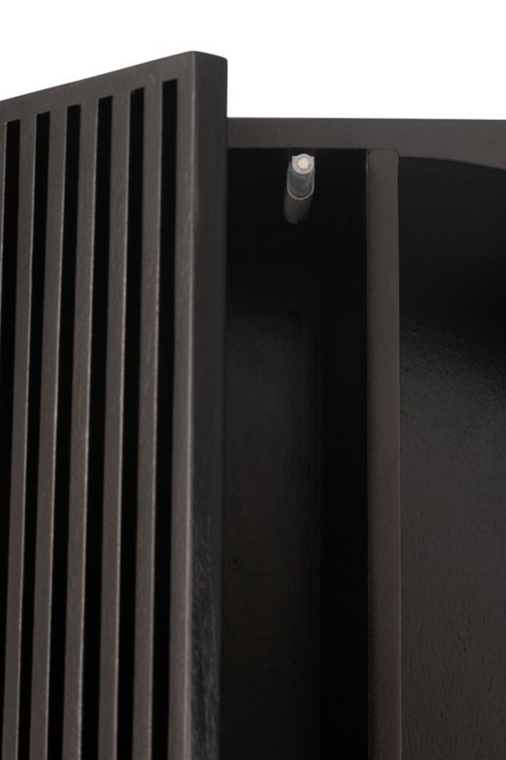 J-Line Rack Fashion Mango Wood/MDF Black