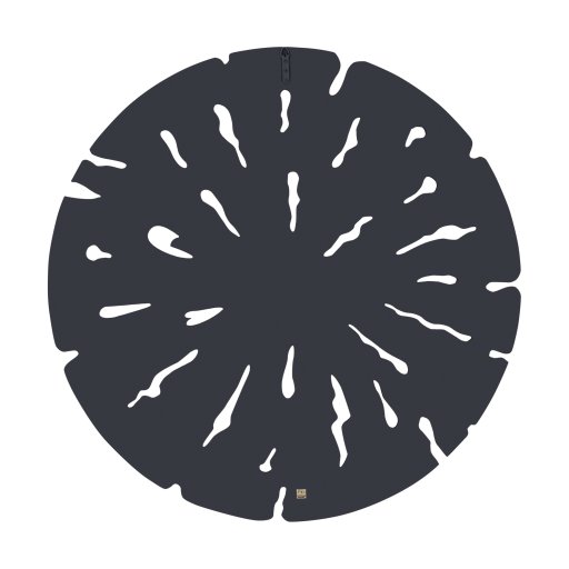 Bonte Cream MDF Wall Panel Wavy Carved Round L