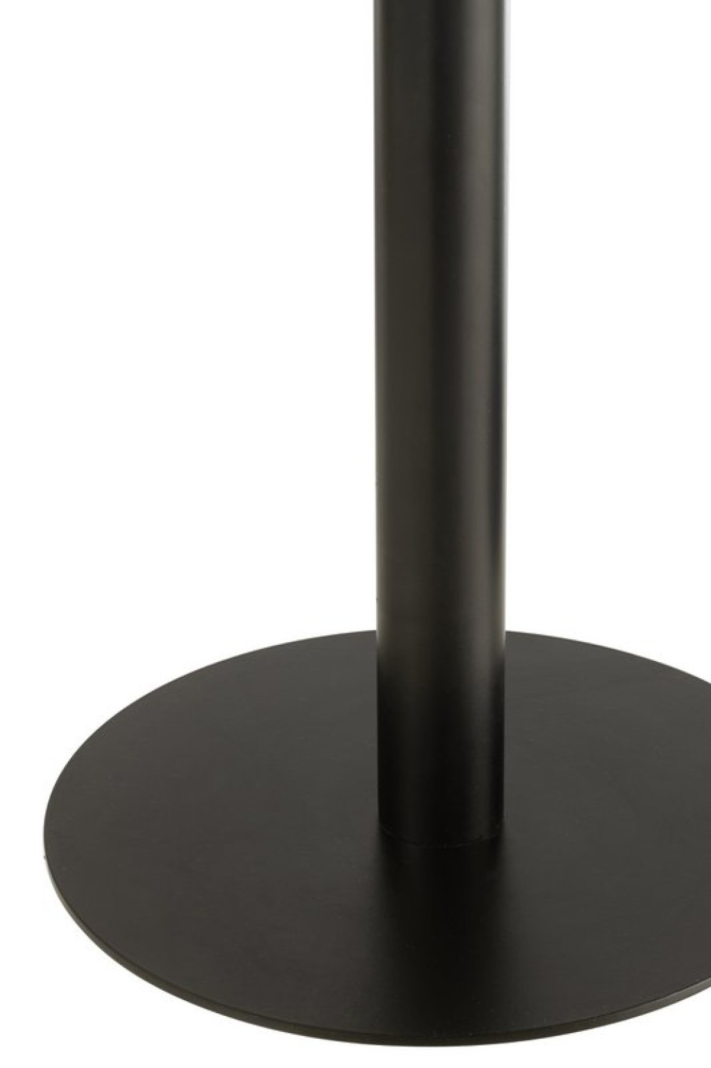J-Line Set Of 2 Side Table Round Metal Black