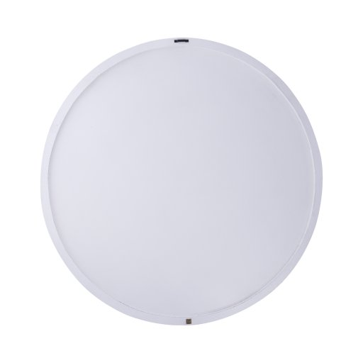 Wiktor White MDF Round Wallpanel Swirl Carved M