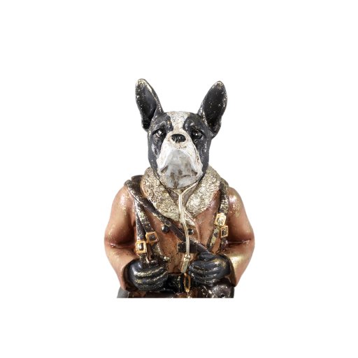 Arne Brown Poly Dog Statue