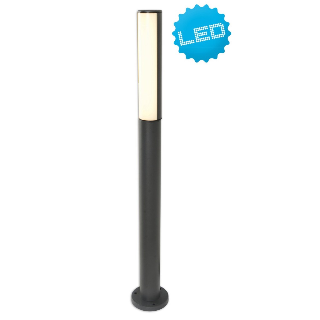 LED buitenlampen "flair" gemaakt van metaal en plastic in antraciet, met geïntegreerde LED