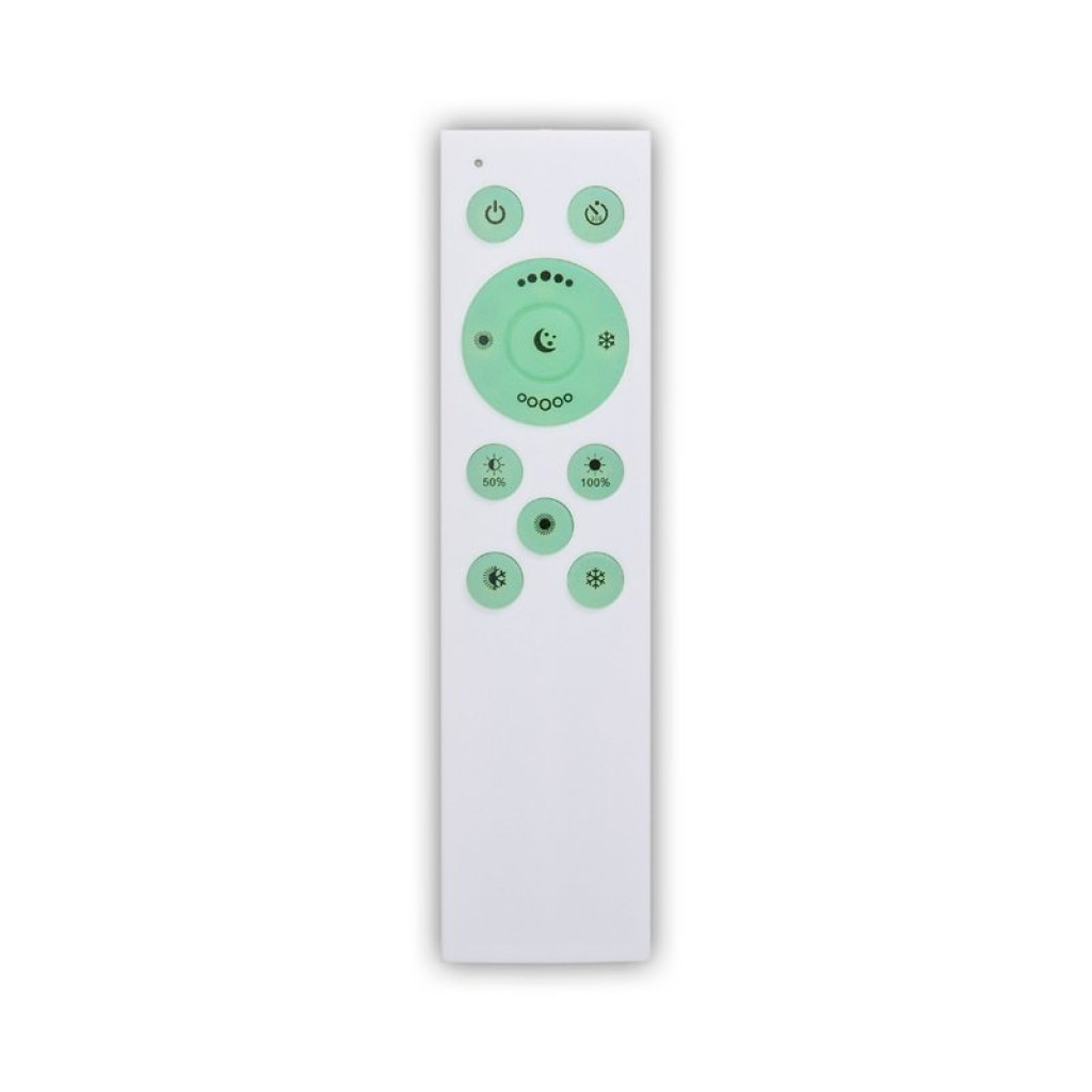 LED ceiling light "Boise" Ø 51 cm with many functions, made of metal and plastic, white, with integrated LEDs, lighting for living rooms or office