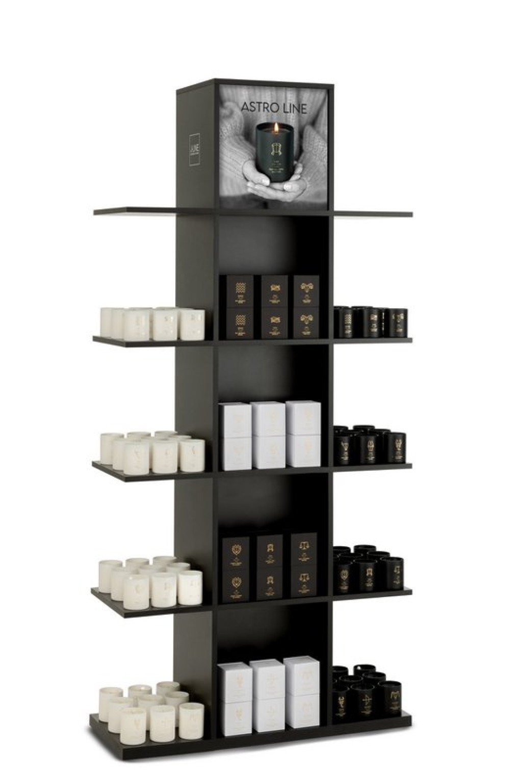 J-Line Sis J-Line Display Wood Black