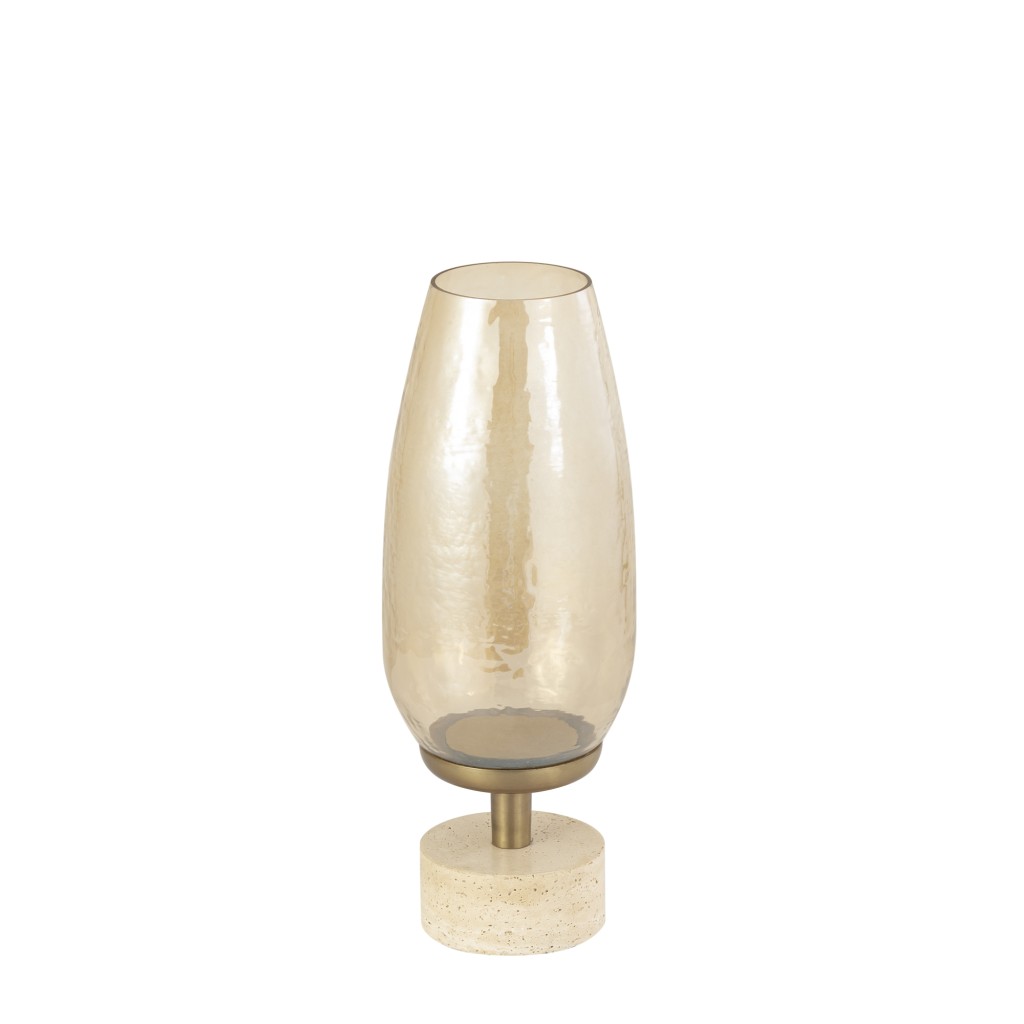 Sajeth Brass Luster Glass Stormlight On Base M