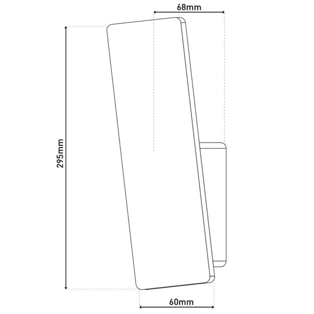 LED wall light "Stan"