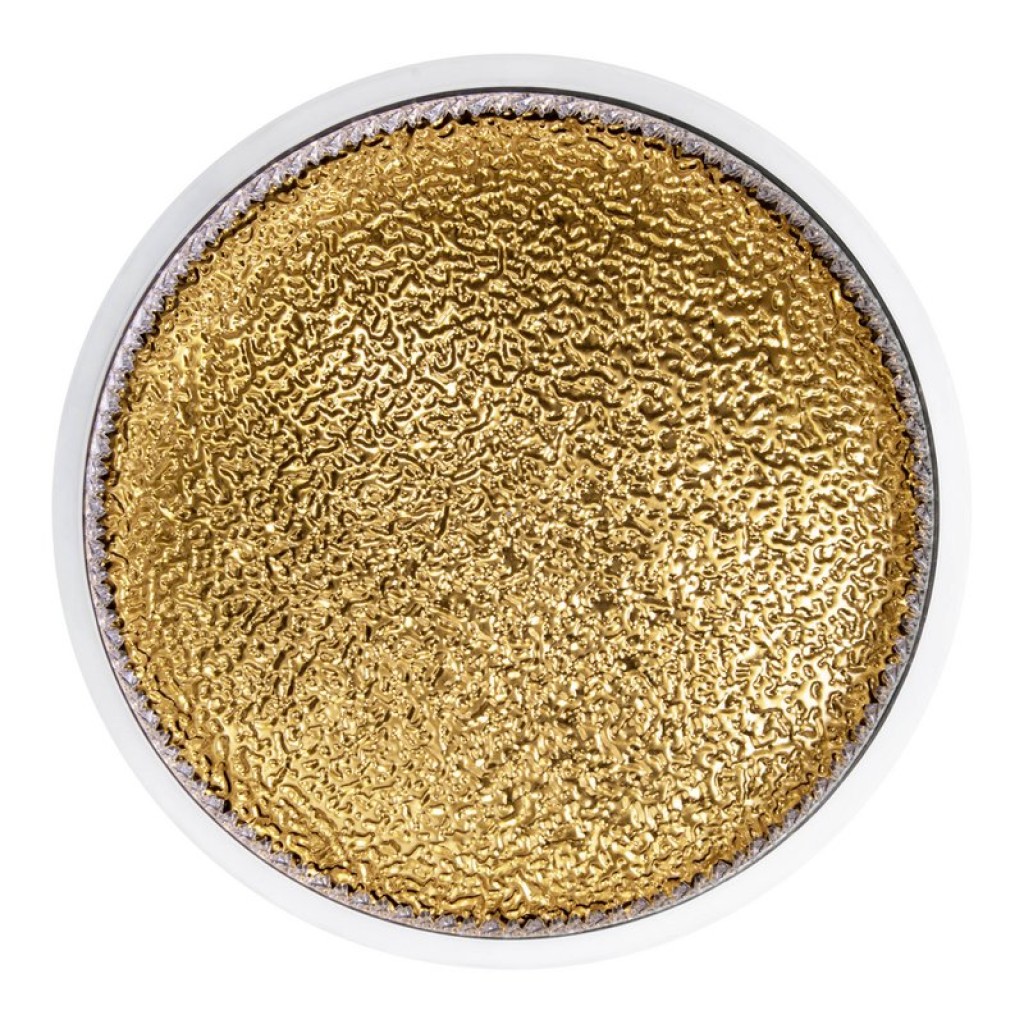 LED Deckenleuchte ARANY, Deckenleuchte aus Metall und Kunststoff in Schwarz,, mit fest verbauten LEDs, dimmbar, 40 cm Durchmesser