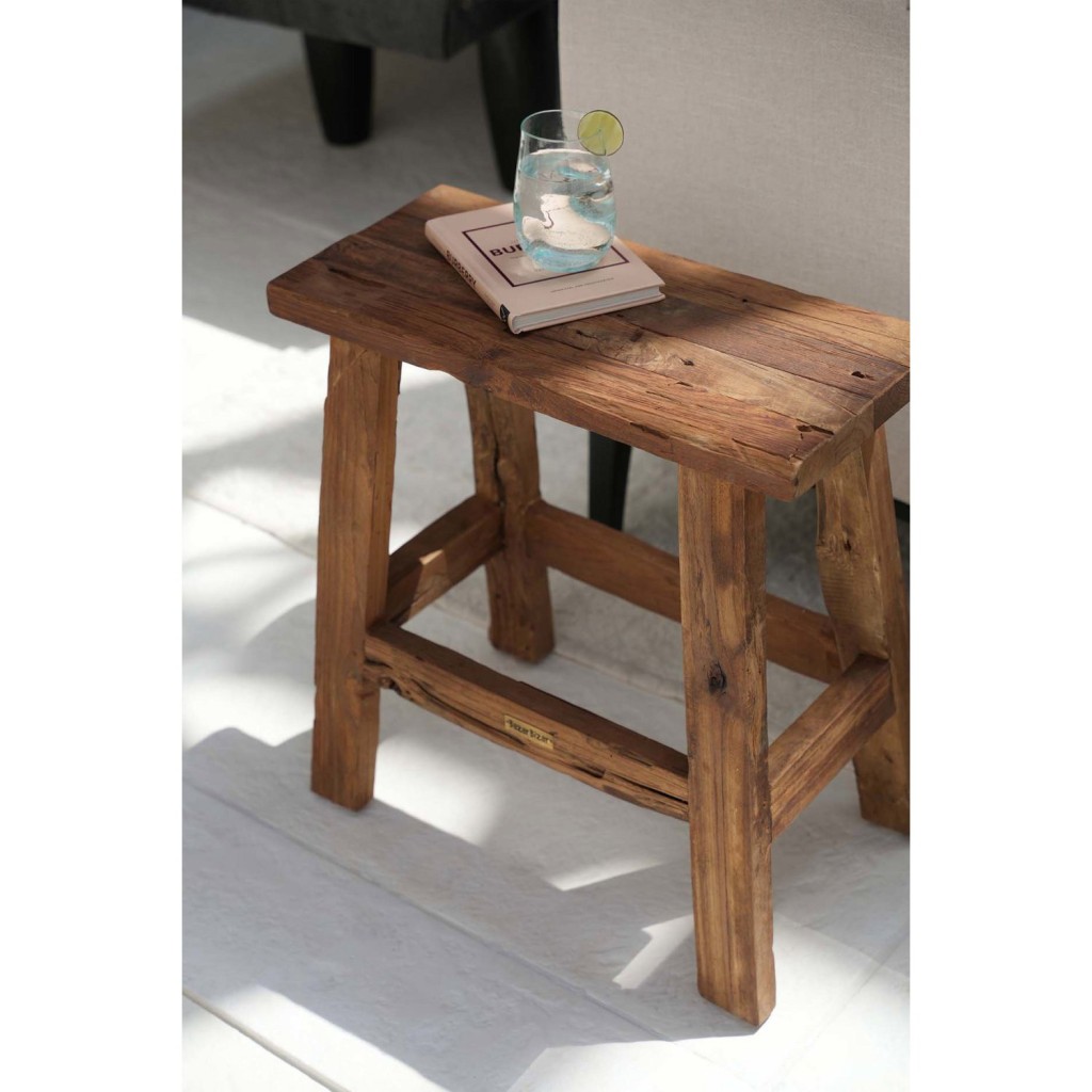 De Fab Rustieke Kruk - Naturel