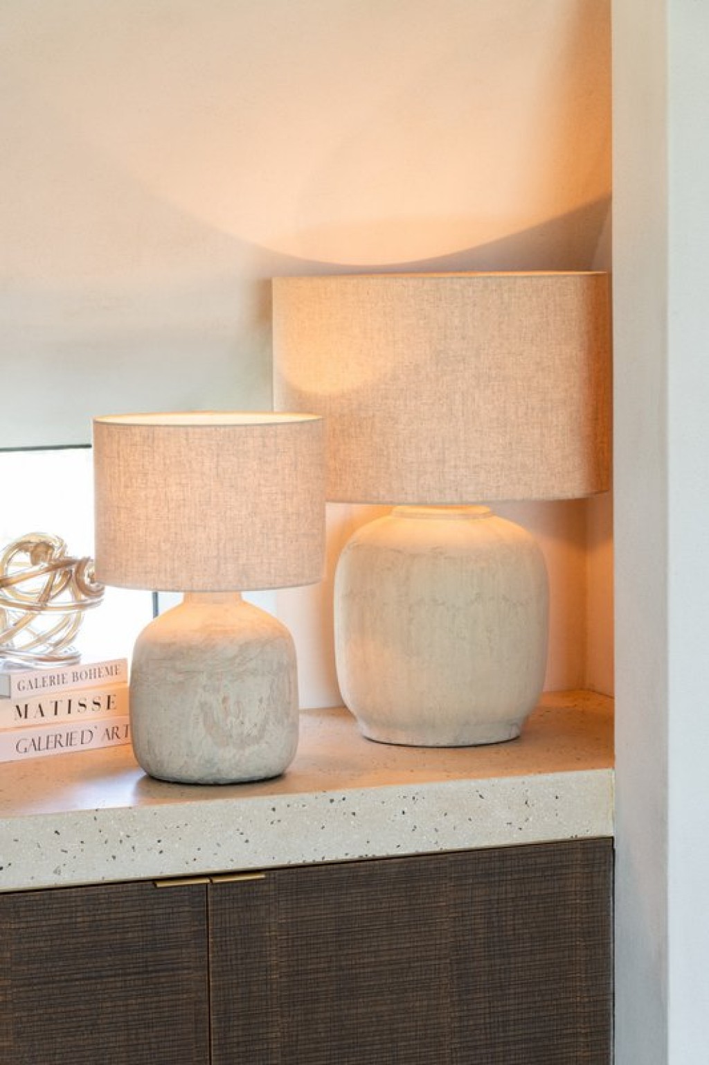J-Line Lamp Mia Terracotta Small