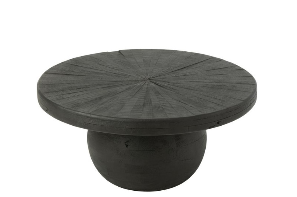 J-Line side table Bol Shanil - wood - black
