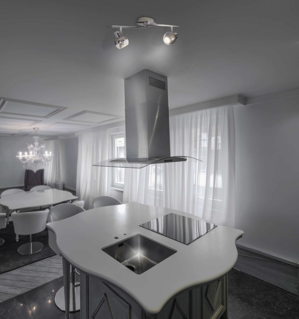 2 LED wall and ceiling lights "Boccia"