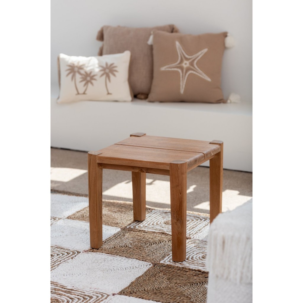 J-Line Bijzettafel Bruce Teak Naturel