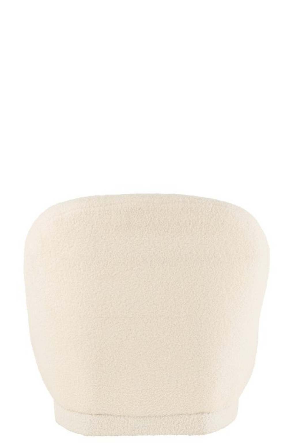 J-Line Sofa Teddy Bouclé White