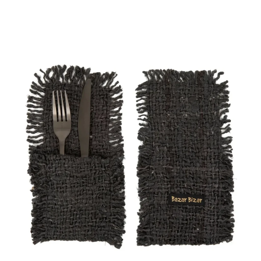 The Oh My Gee Cutlery Holder - Black Navy - Set of 4