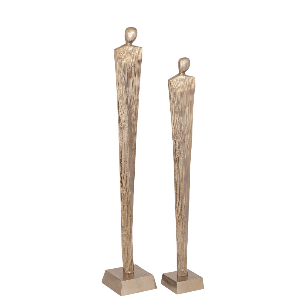 Symon BrownGold Alu Man Shape Statue S