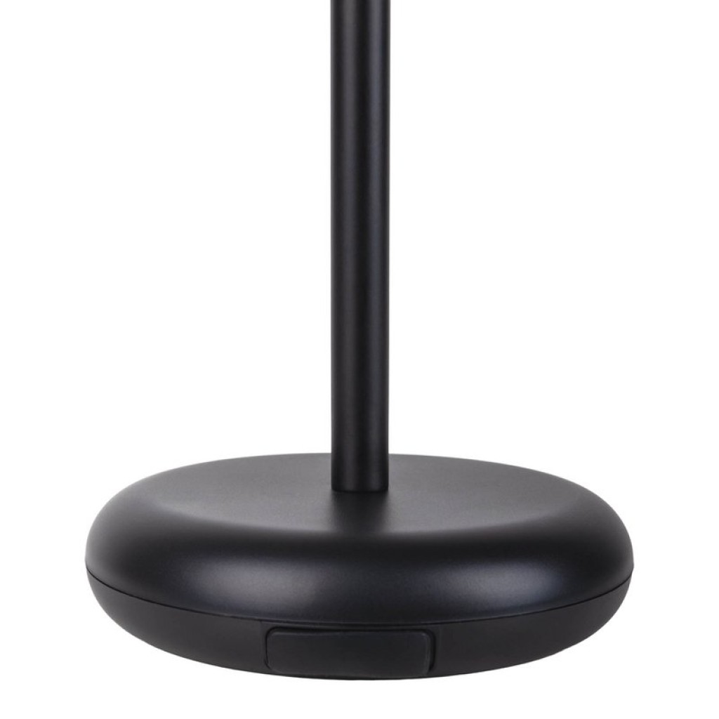 Cordless tablet light "Pasi" for outside and inside, made of metal and plastic in black, dimmable, with touch and memory function, approx. 26 cm high