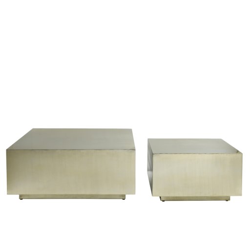 Irvy Gold Iron Coffeetable Square Matt Sv2