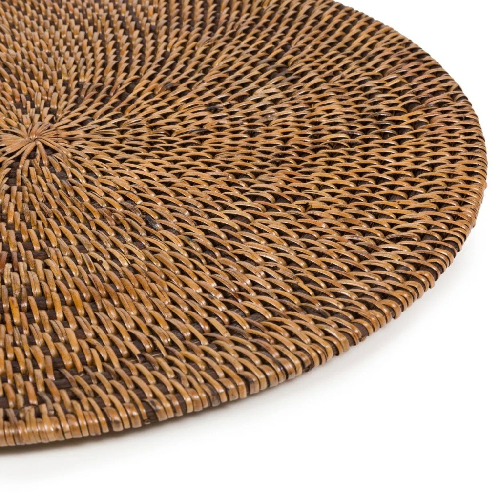De koloniale placemat - natuurlijk bruin