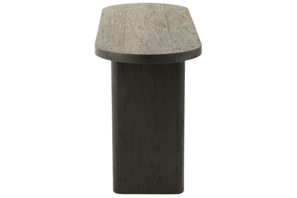 J-Line table Teak - wood - black