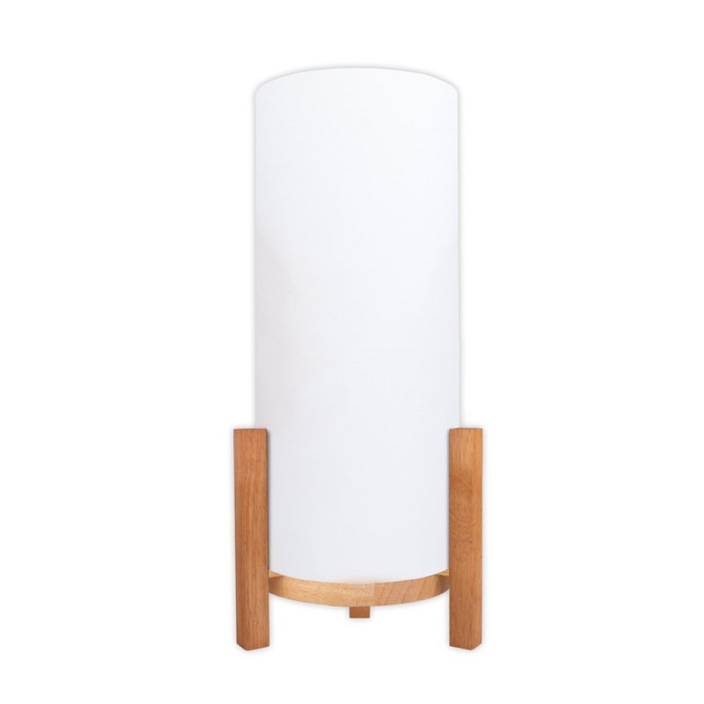 Ackitical lamp "Madita" 48 cm high, in white/nature, with integrated LED, dimmable with touch sensor