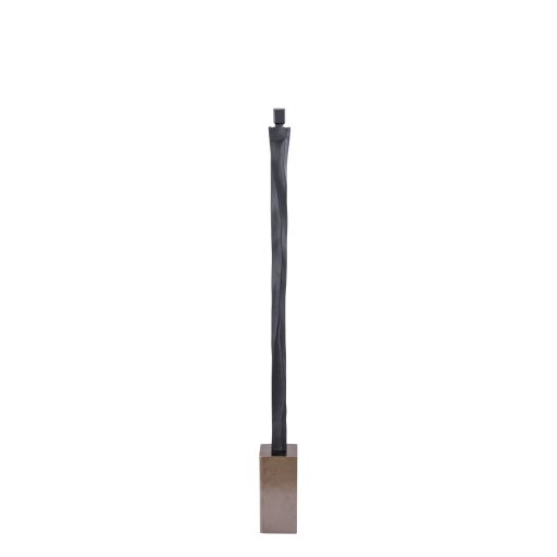 Mathias Black Alu Statue Human Shaped Small