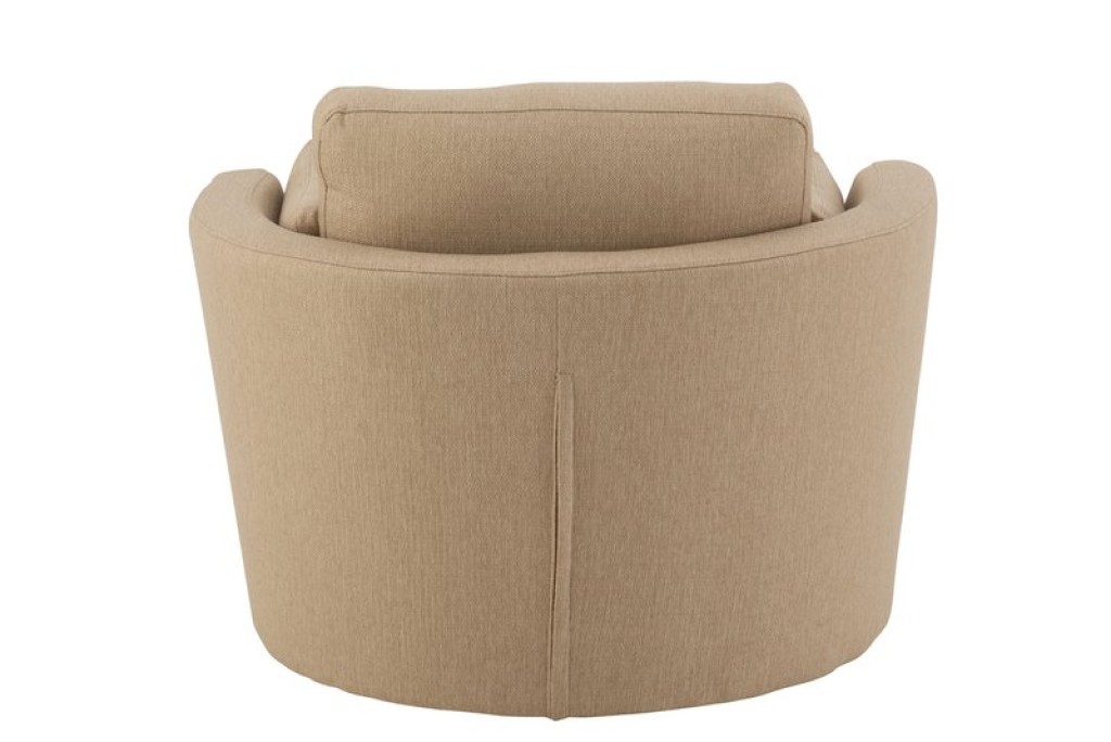 J-Line Lounge Chair Swiv Wood/Textile Beige
