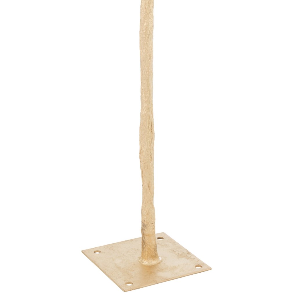 J-Line boom Pluimen - staal - goud/wit - large