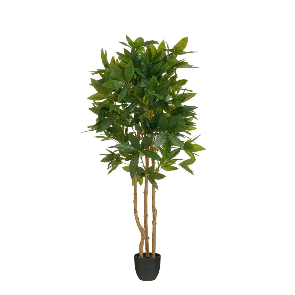 Vingerplant Kunstplant in Bloempot - H150 x Ø70 cm - Groen