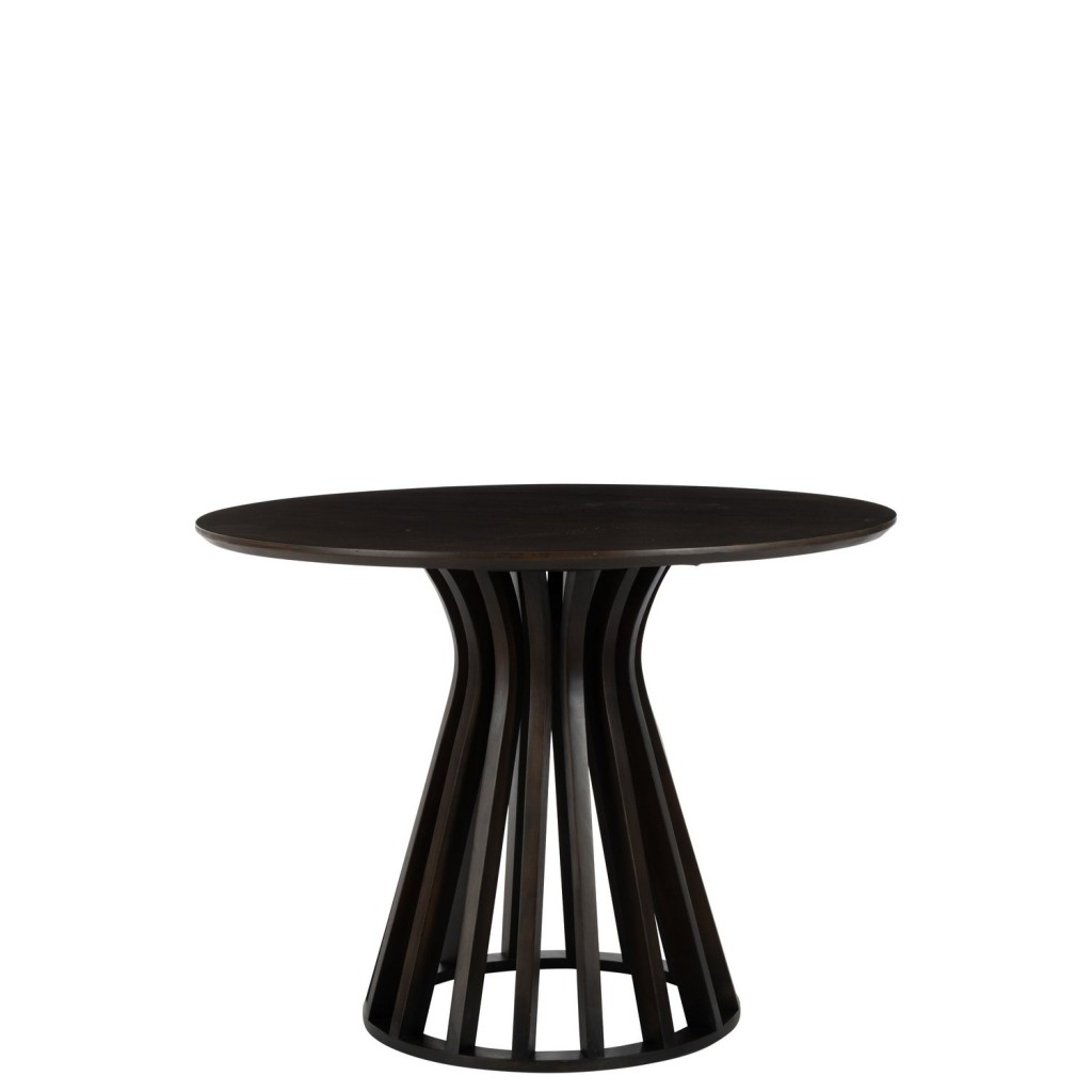 J-Line tafel Connie - hout - donkerbruin
