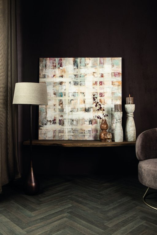 Julitta Cream Canvas Wall Panel Abstract Mixture