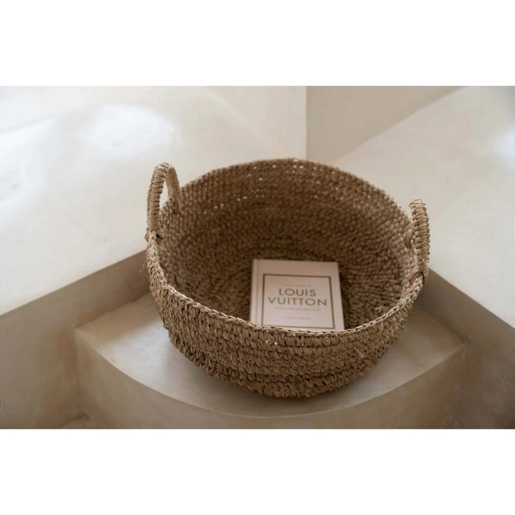 De Raffia Mandenbakken - Naturel - L