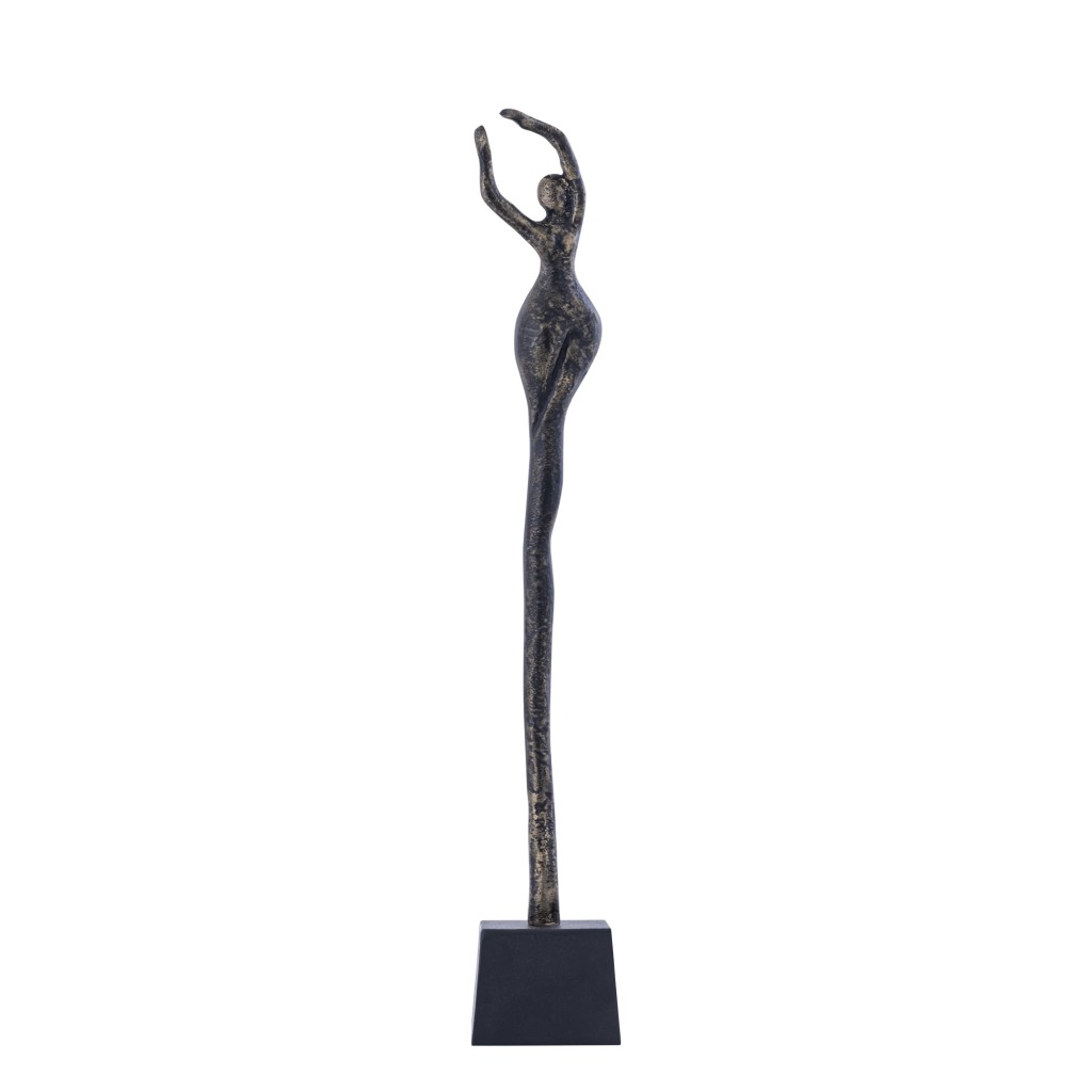 Ciwan Antique Brass Alu Casted Women Statue A