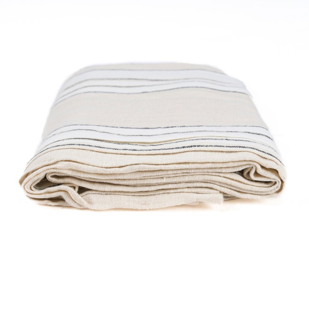 Het Provence Tafelkleed - Naturel Zwart Wit - 150x250