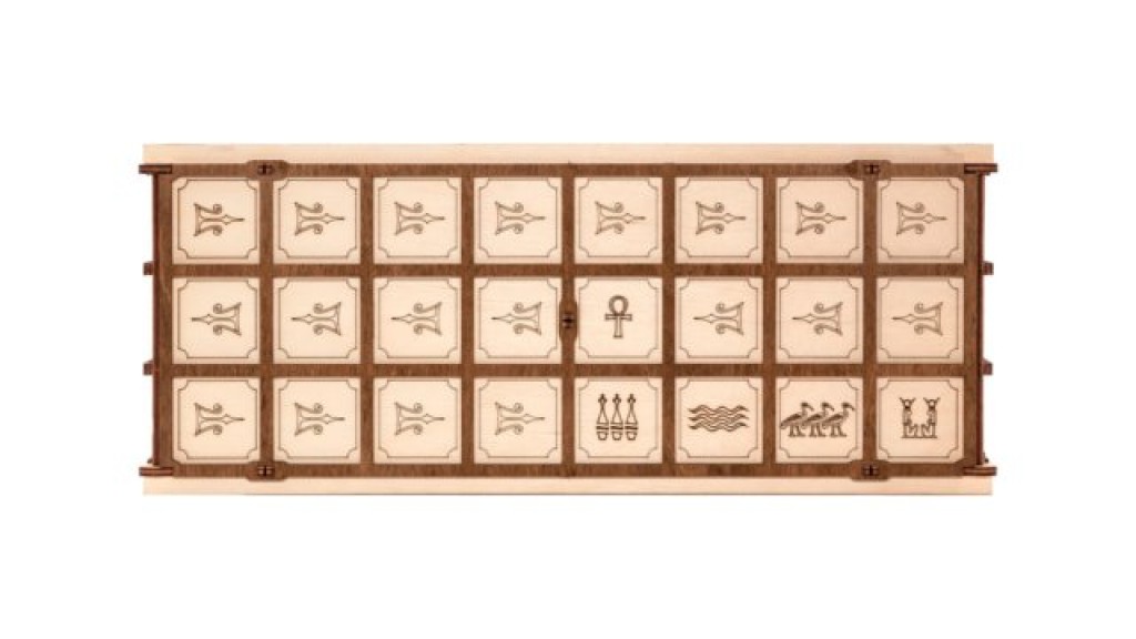 Eco Wood Art 2 in 1 Board Game, Senet and Ur, 1355, 34,5x14x6cm