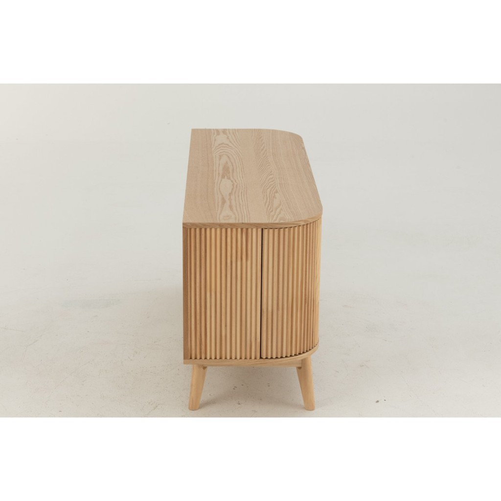 J-Line kast Rond - dennenhout - naturel - small