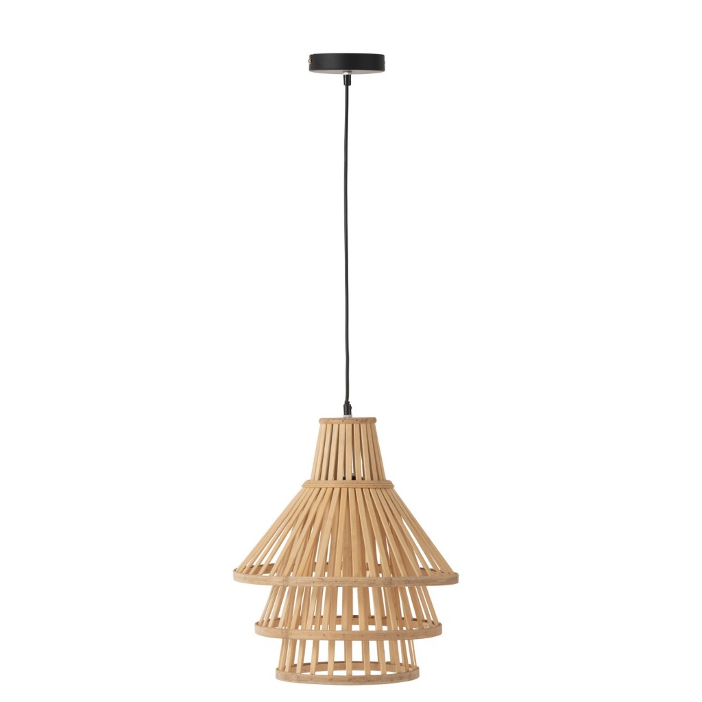 J-Line hanglamp Lagen - bamboe - naturel - medium