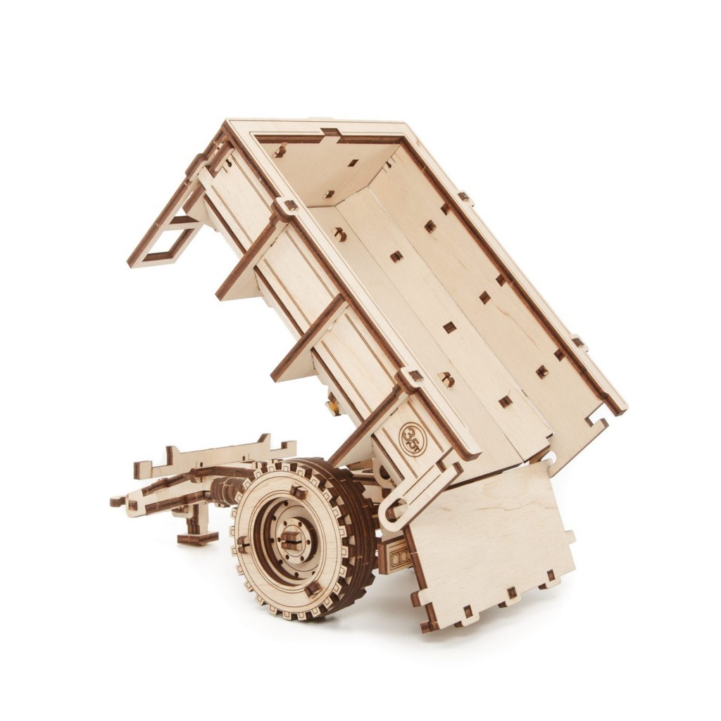 Eco Wood Art (EWA) 3D Mechanische Puzzel, Trailer voor Belarus-82, 1225, 20x11,6x11cm