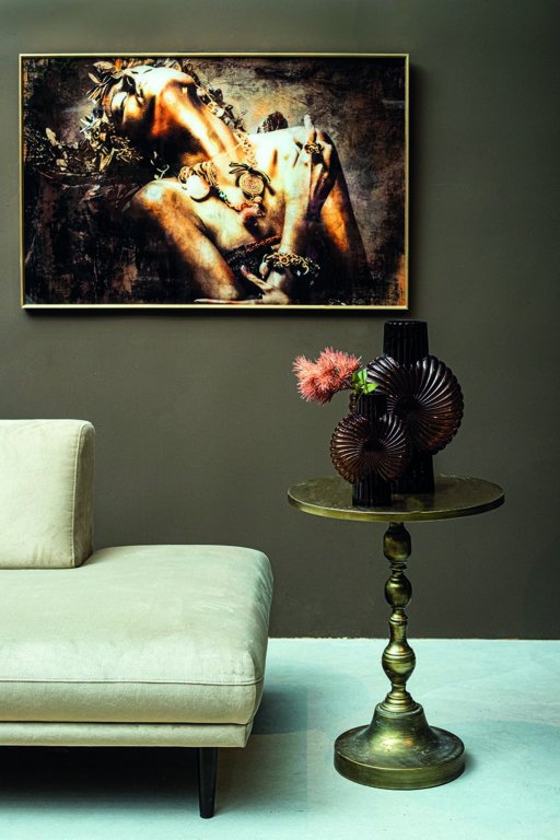 Melani Glass Art Wall Picture Pleasure Feeling