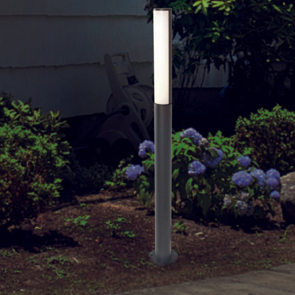 LED buitenlampen "flair" gemaakt van metaal en plastic in antraciet, met geïntegreerde LED