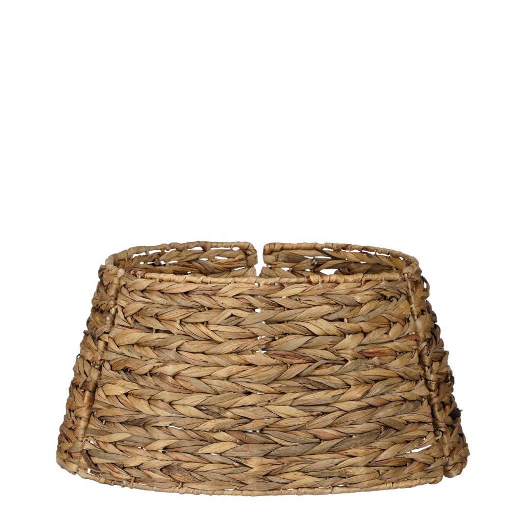 Kerstboomrok Opvouwbaar - H26 x Ø51 cm - Zeegras - Naturel Bruin