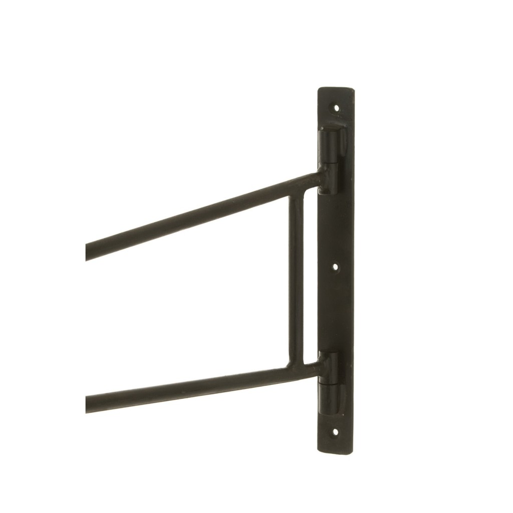 J-Line Tafel Muur Draaiend Rond Hout/Metaal Naturel