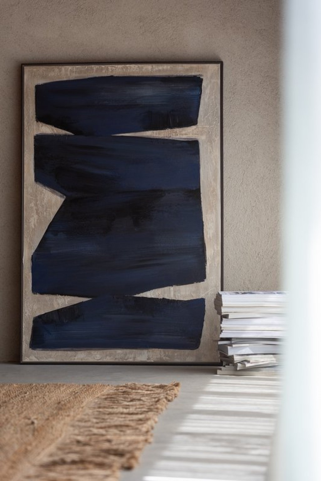 J-Line Painting Pog Acrylic Paint/Canvas Black/Brown