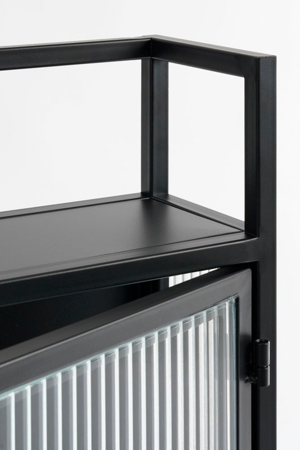 Clifton wall cupboard - L38 x B15 x H74 cm - Metal - Black