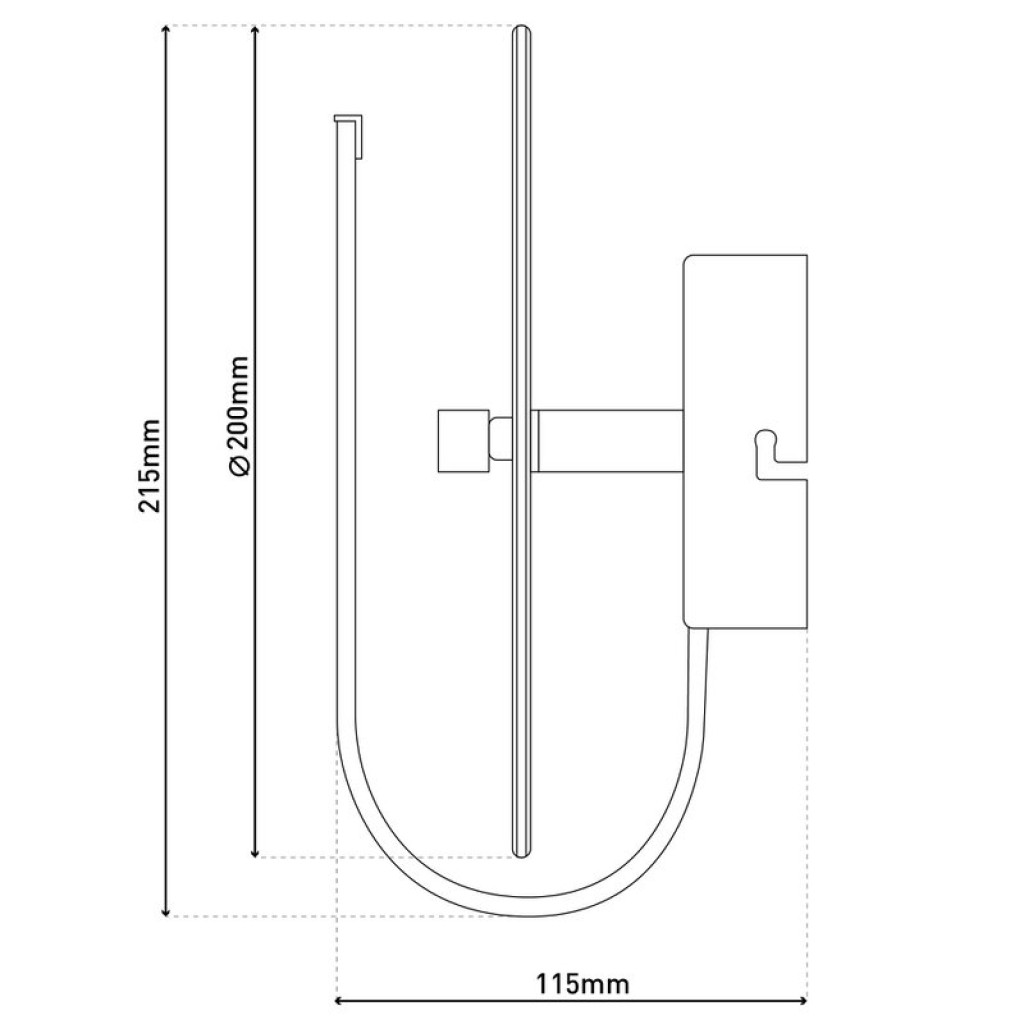 LED wall light "Lucca"