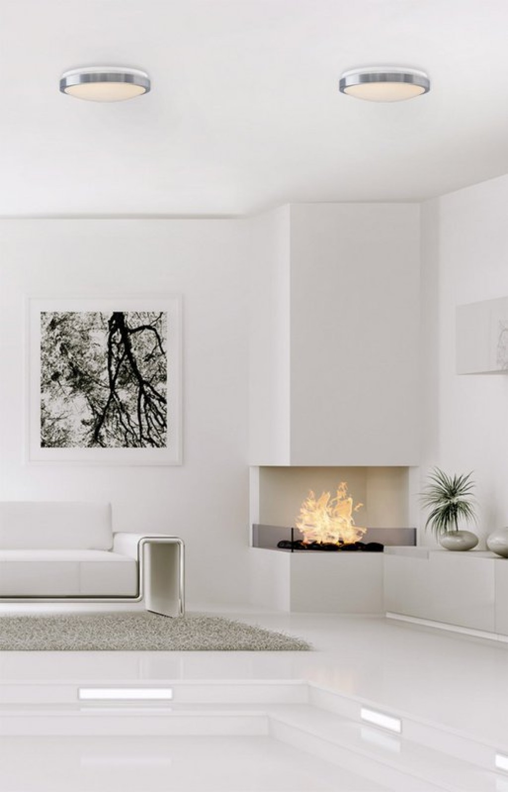 LED ceiling light "London" D: 34cm