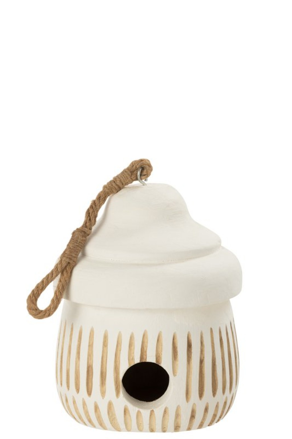 J-Line birdhouse Ying - wood - white
