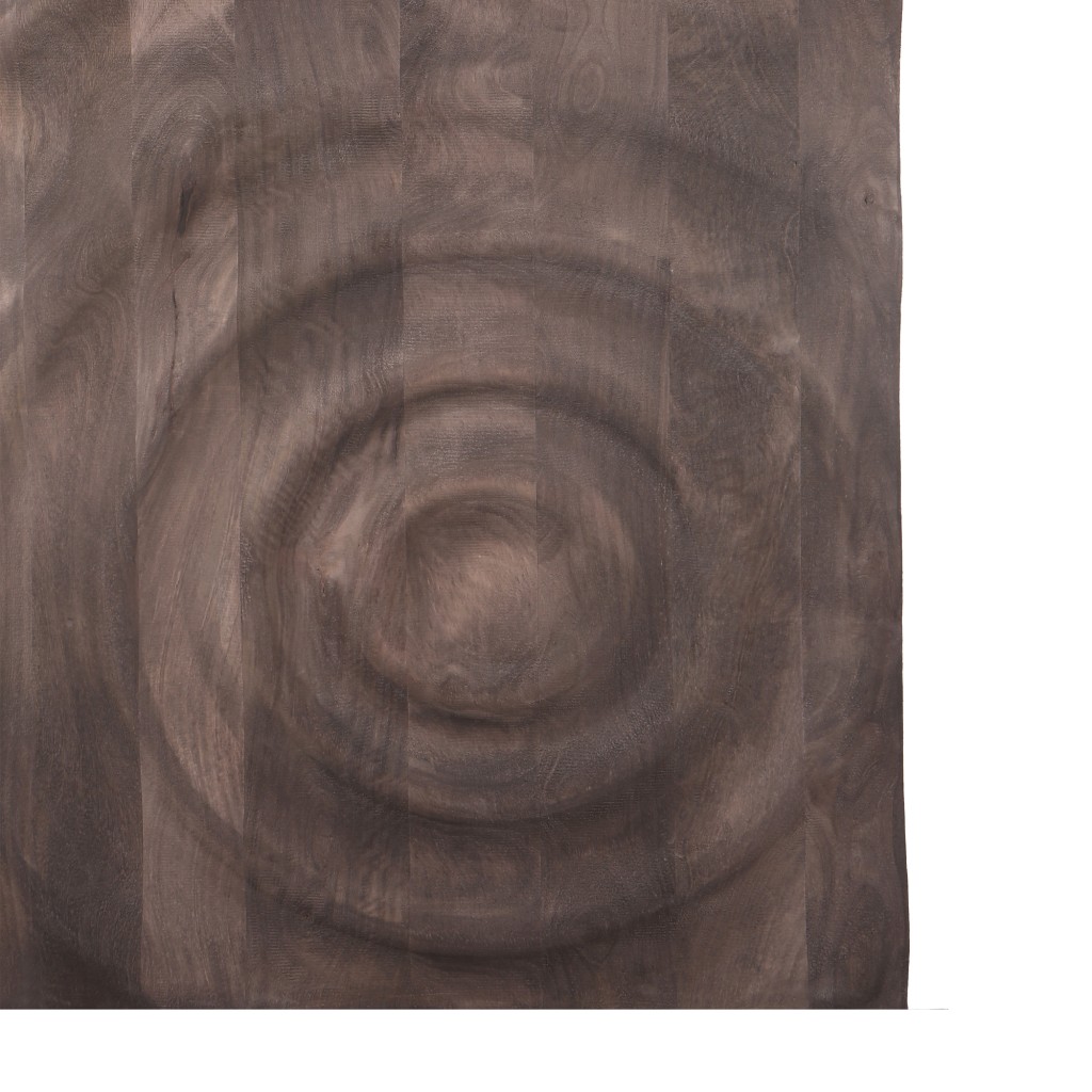 Mattin Brown Mango Wood Circle Wall Panel Rect