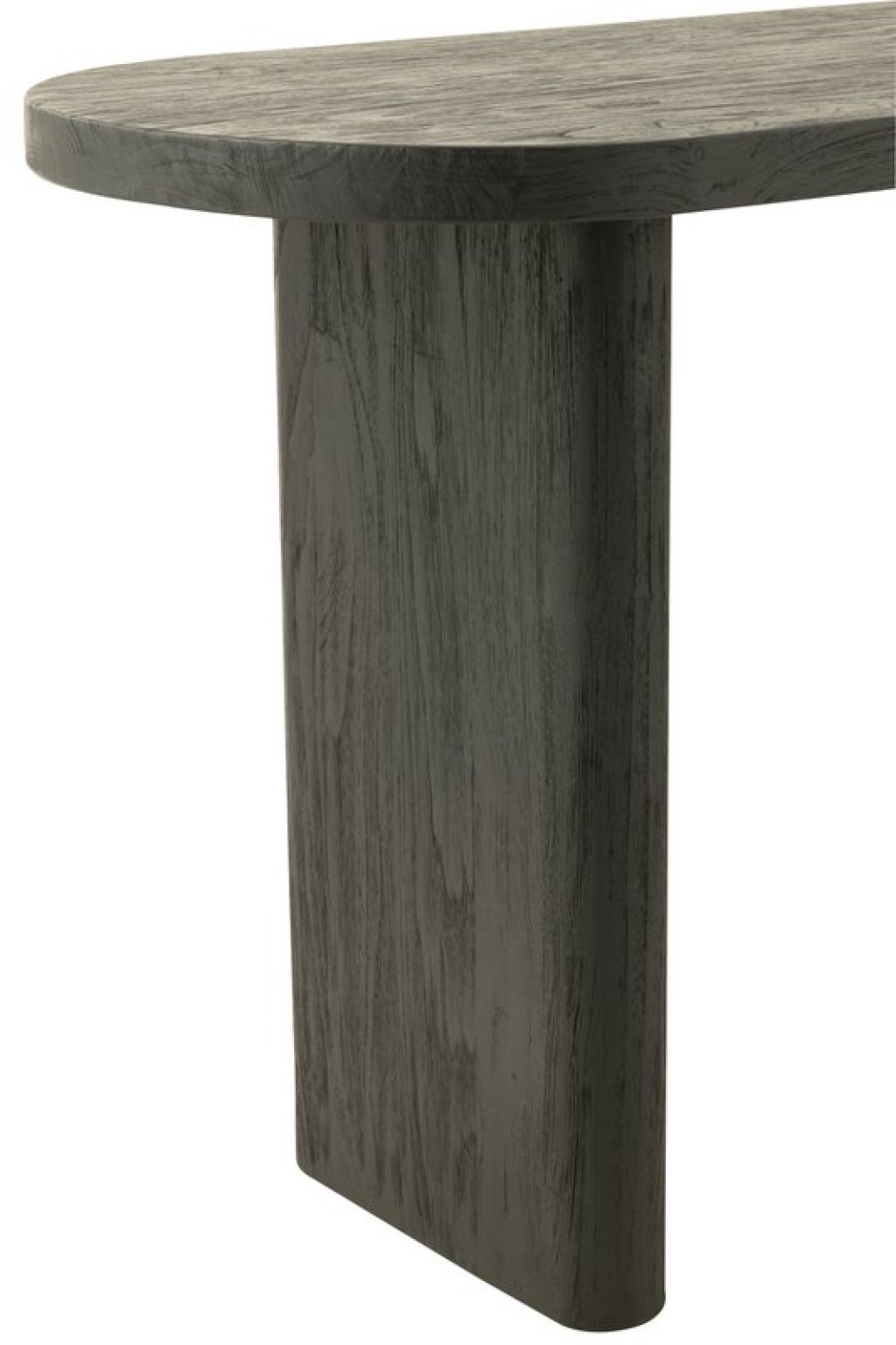 J-Line table Teak - wood - black