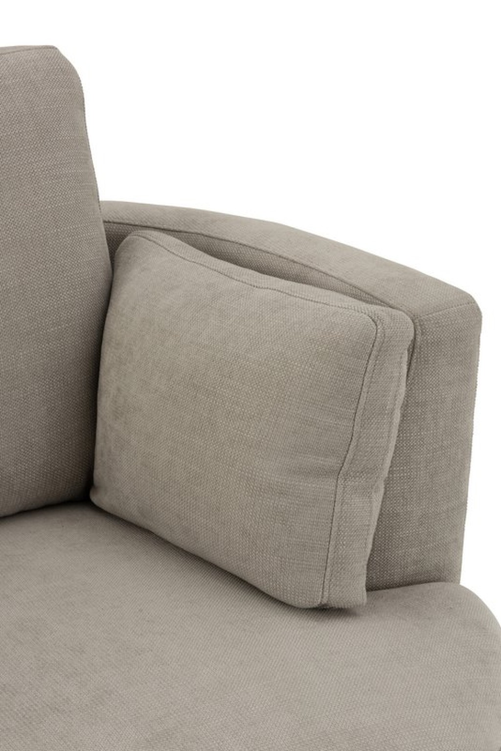 J-Line Lounge chair Swiv Wood/Textile Gray