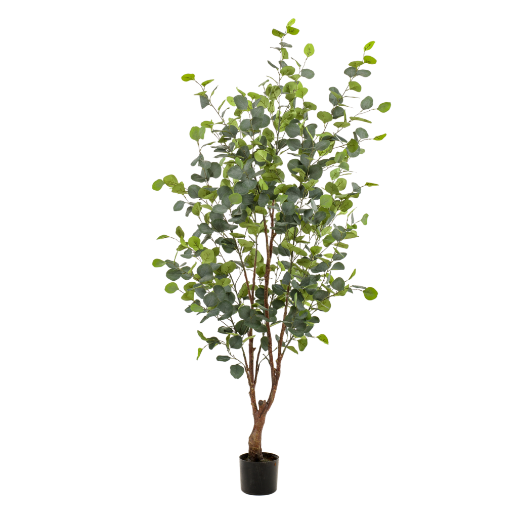Kunstplant - Eucalyptus - Blauwe Gomboom - 140 cm
